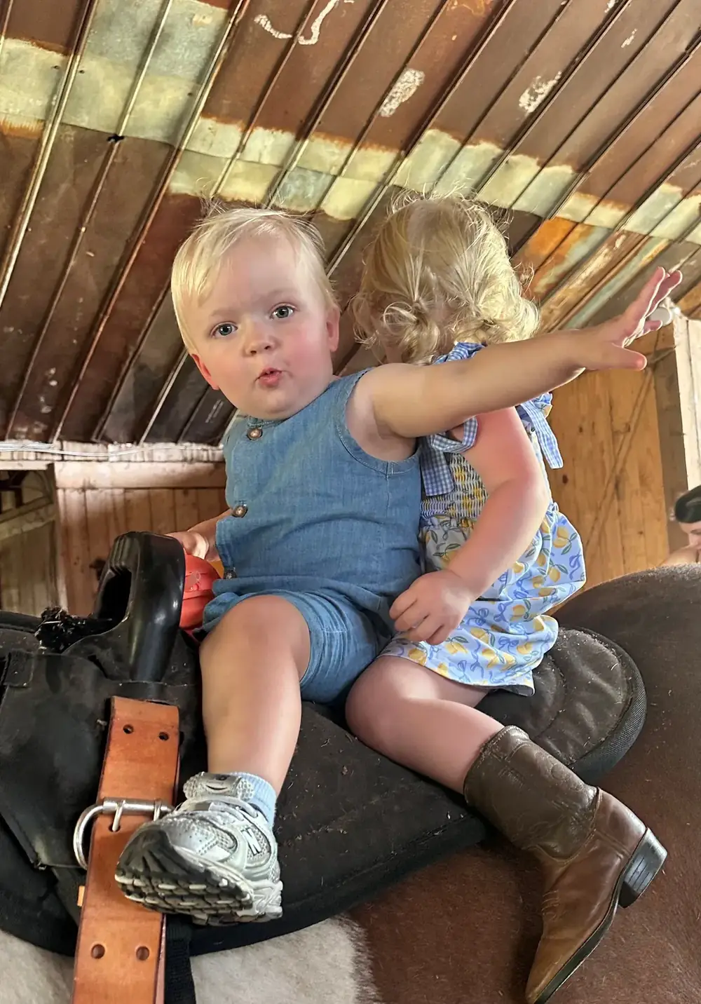 James and Ava up on Calico.